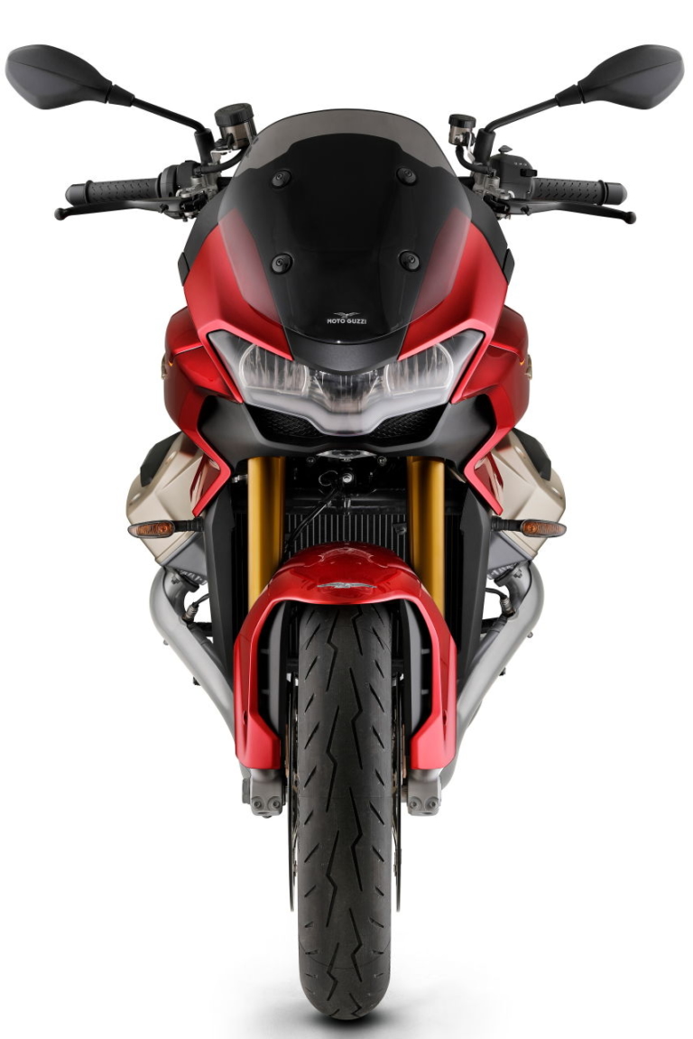 MOTO GUZZI V100 MANDELLO|モトグッツィ「V100マンデッロ」世界初公開! 電動アクティブエアロを初装備