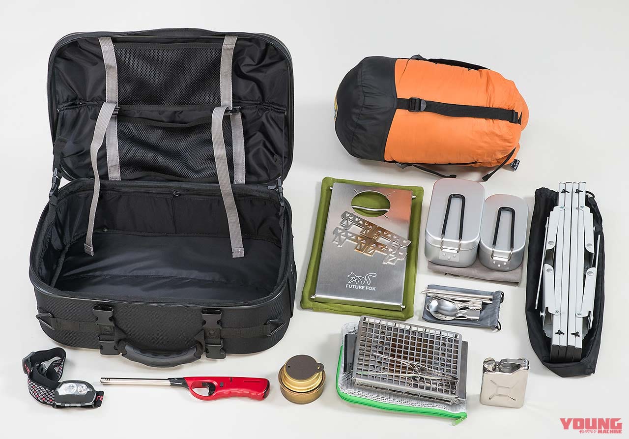 タナックス|ツアーシェルケース シングル|MOTOFIZZ|アップマフラー用|容量|オフ車乗りに朗報! アップマフラーモデルに最適な片持ちシェルケース〈タナックス〉