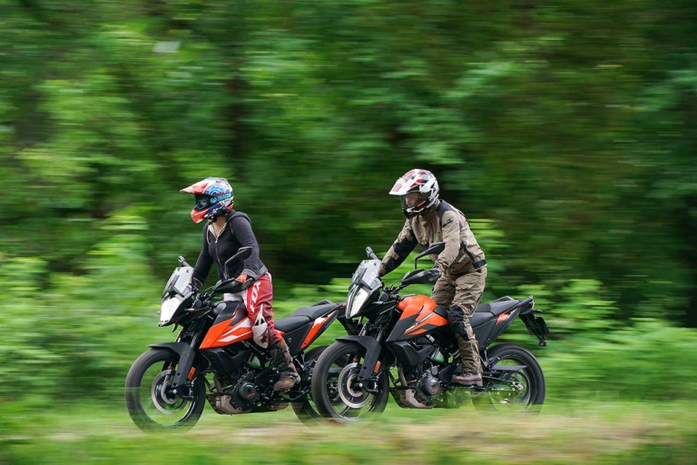 KTM 250アドベンチャー|KTM390アドベンチャー|林道走行|インプレ|乗り比べ|KTM 250/390アドベンチャー試乗比較【林道ツーリングで見えた2台の個性】