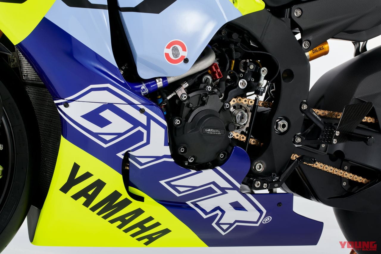 R1 GYTR VR46 Tribute|ヤマハがロッシに特別仕様「R1 GYTR VR46 Tribute」をプレゼント! お別れ会「One More Lap」で