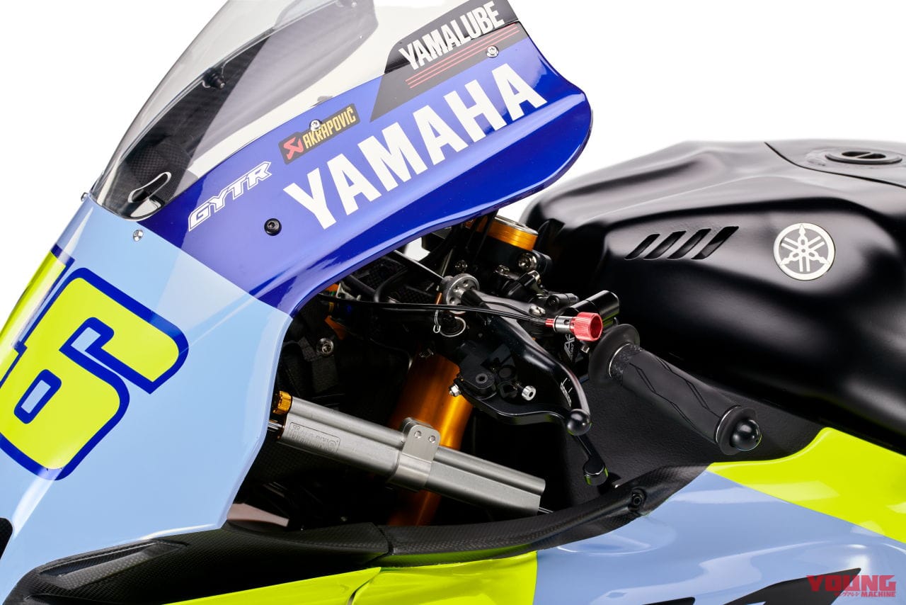R1 GYTR VR46 Tribute|ヤマハがロッシに特別仕様「R1 GYTR VR46 Tribute」をプレゼント! お別れ会「One More Lap」で