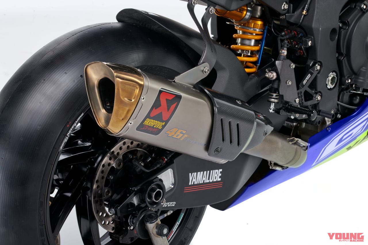 R1 GYTR VR46 Tribute|ヤマハがロッシに特別仕様「R1 GYTR VR46 Tribute」をプレゼント! お別れ会「One More Lap」で