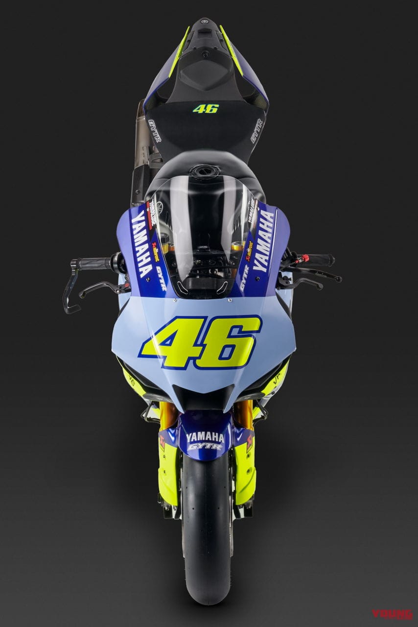 R1 GYTR VR46 Tribute|ヤマハがロッシに特別仕様「R1 GYTR VR46 Tribute」をプレゼント! お別れ会「One More Lap」で