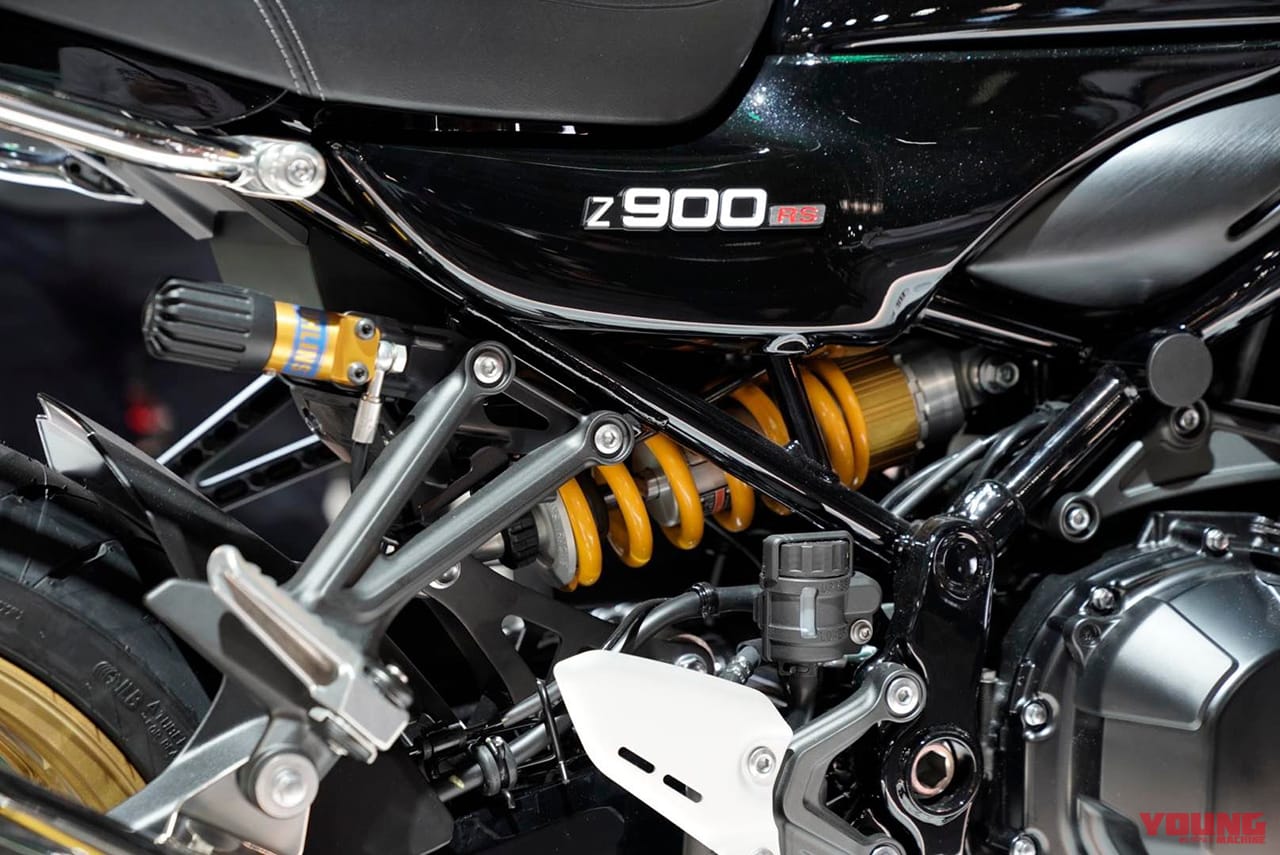 カワサキ|Z900RS SE|イエローボール|リヤサスペンション|オーリンズ|イエローボール初見参! カワサキZ900RS SEの実車がミラノショーに登場