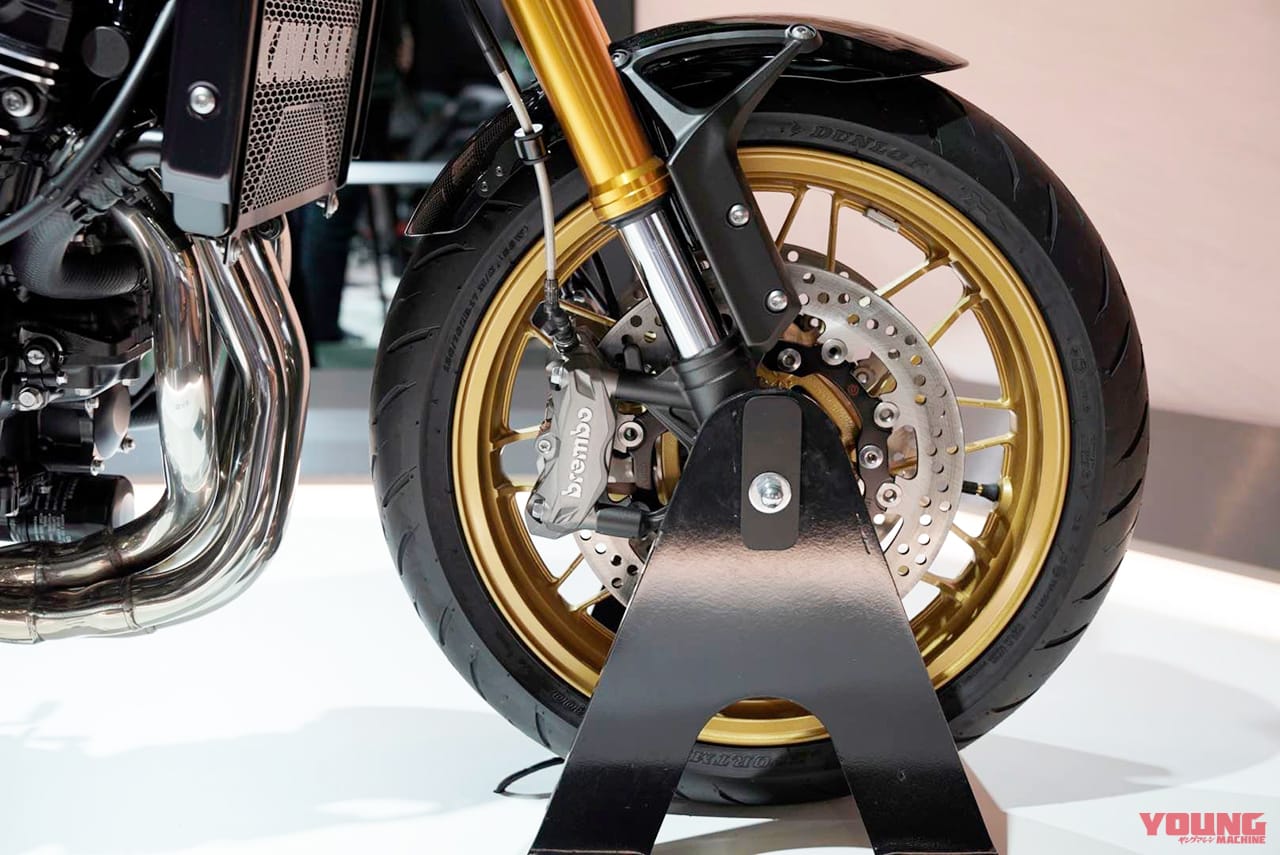 カワサキ|Z900RS SE|イエローボール|フロントブレーキ|ブレンボ|イエローボール初見参! カワサキZ900RS SEの実車がミラノショーに登場
