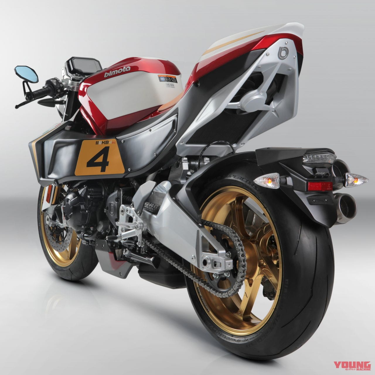BIMOTA KB4 RC|ビモータ「KB4/KB4 RC」初公開! サプライズのネイキッド版も登場のカフェスポーツ