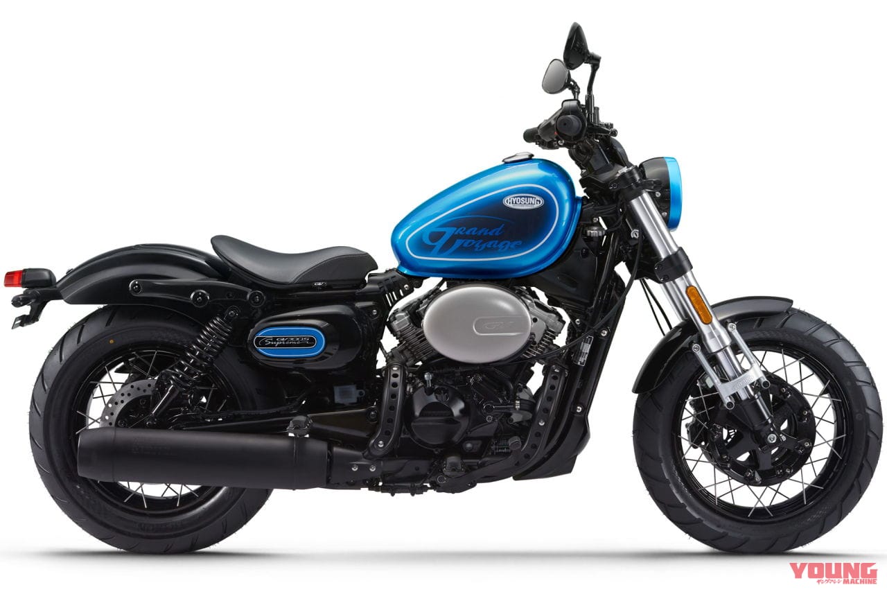 HYOSUNG GV300SA(仮称)|ヒョースンがボバースタイルの新型「GV300SA(仮)」を初公開!