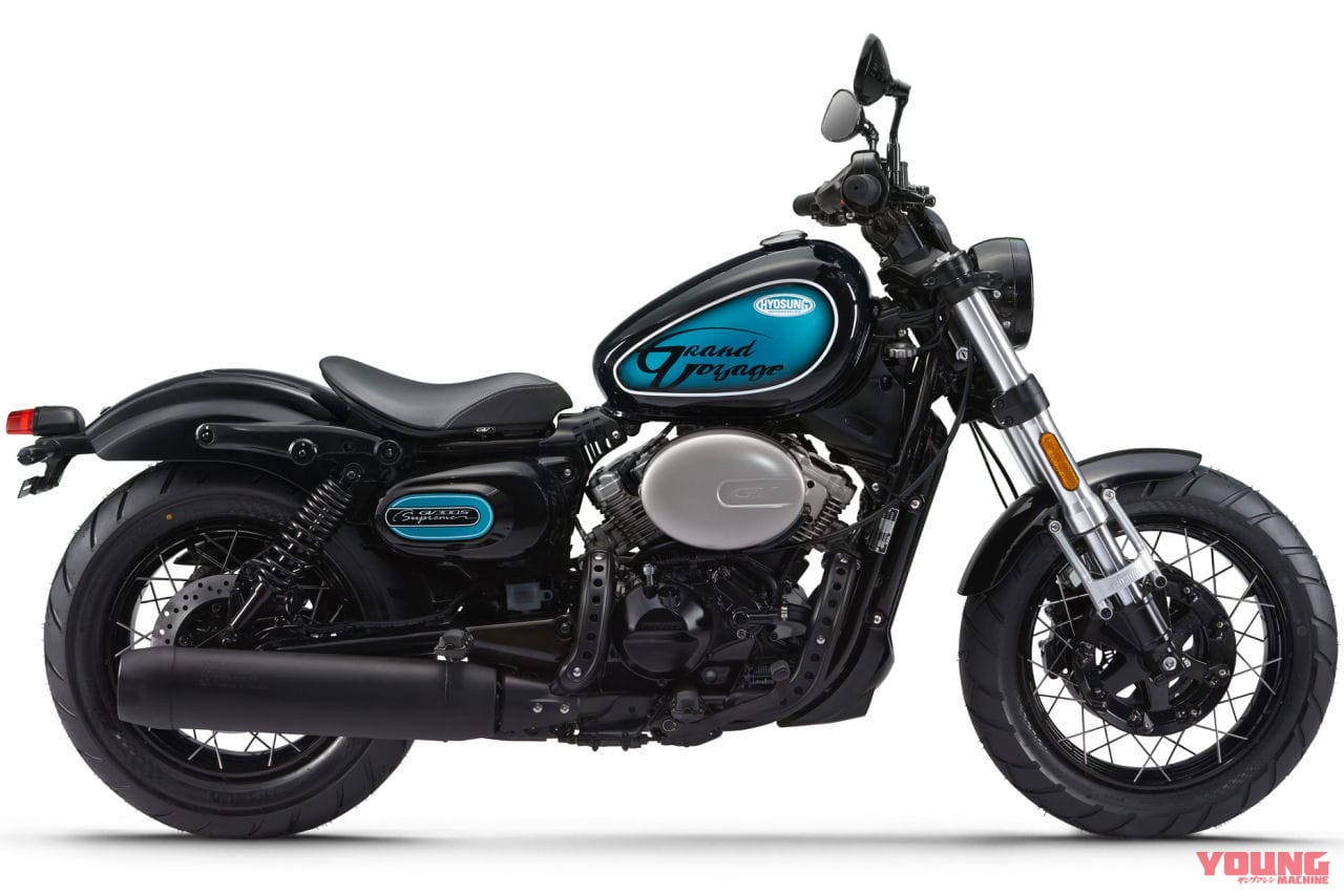 HYOSUNG GV300SA(仮称)|ヒョースンがボバースタイルの新型「GV300SA(仮)」を初公開!