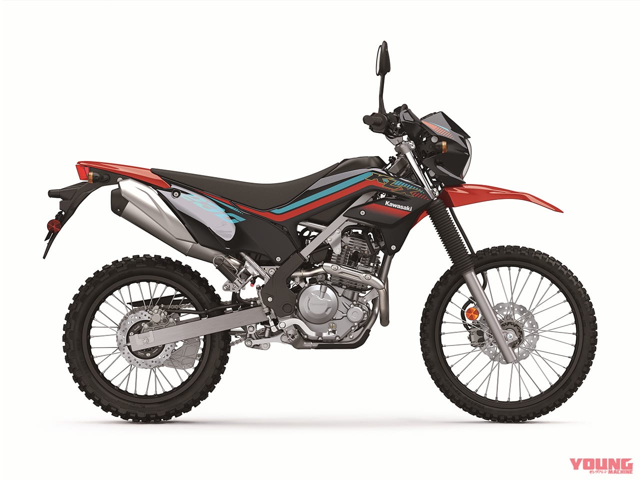 KLX230SE|レッド|オフ装備充実の上級グレード! カワサキKLX230に“SE”が登場
