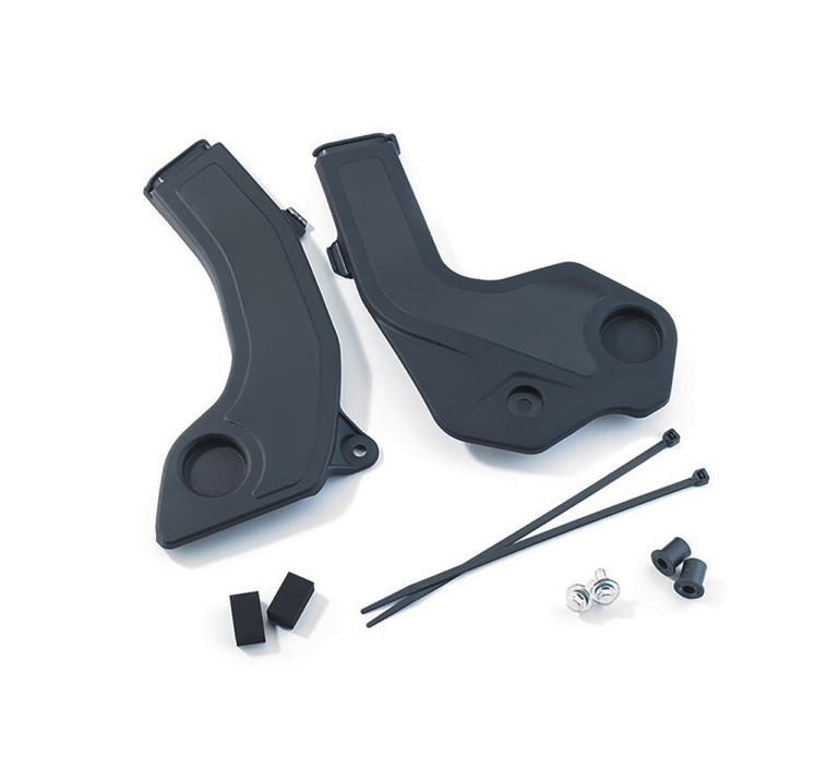 KLX230SE|フレームガード|オフ装備充実の上級グレード! カワサキKLX230に“SE”が登場