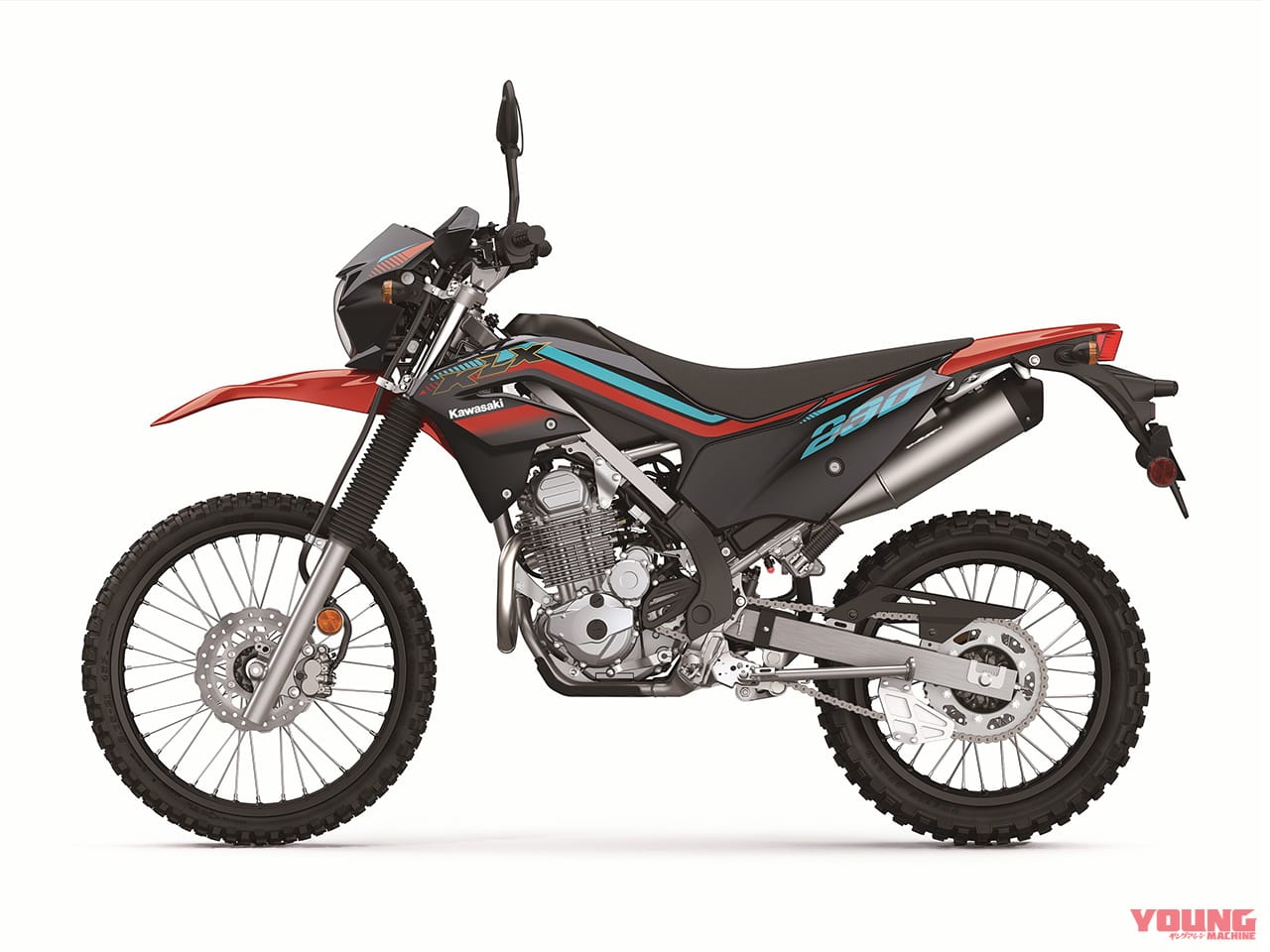 KLX230SE|レッド|オフ装備充実の上級グレード! カワサキKLX230に“SE”が登場