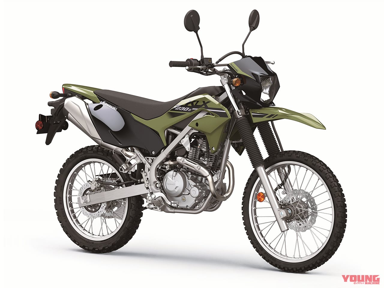 KLX230S|ローシート|オフ装備充実の上級グレード! カワサキKLX230に“SE”が登場