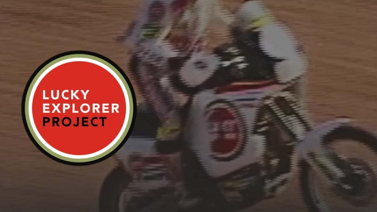 その姿、ラッキーストライク!? いやいやMVアグスタの「LUCKY EXPLORER PROJECT」です！
