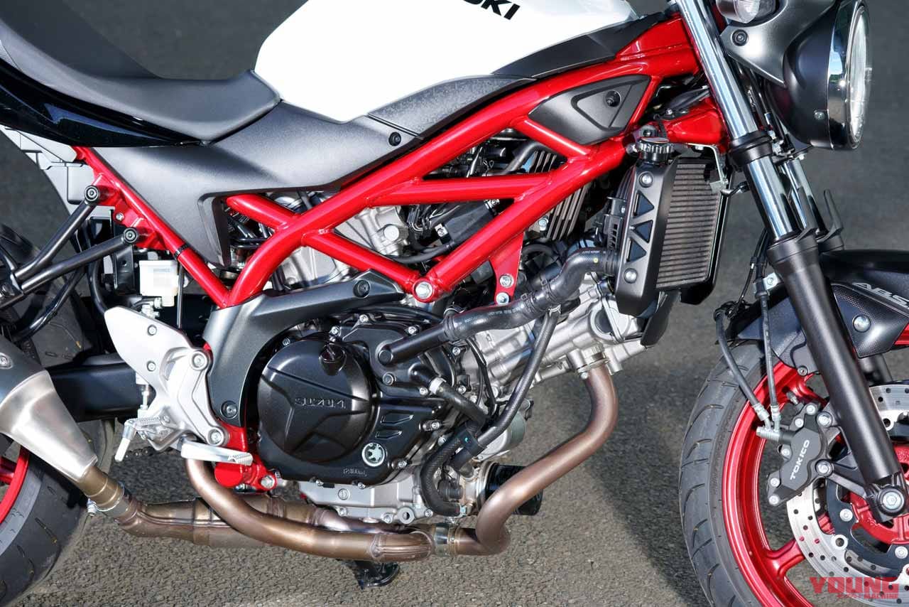 スズキ SV650 エンジン|スズキ「SV650」秘伝の鼓動感が詰まった秀作Vツイン! エンジンの“気持ちよさ”に100%納得