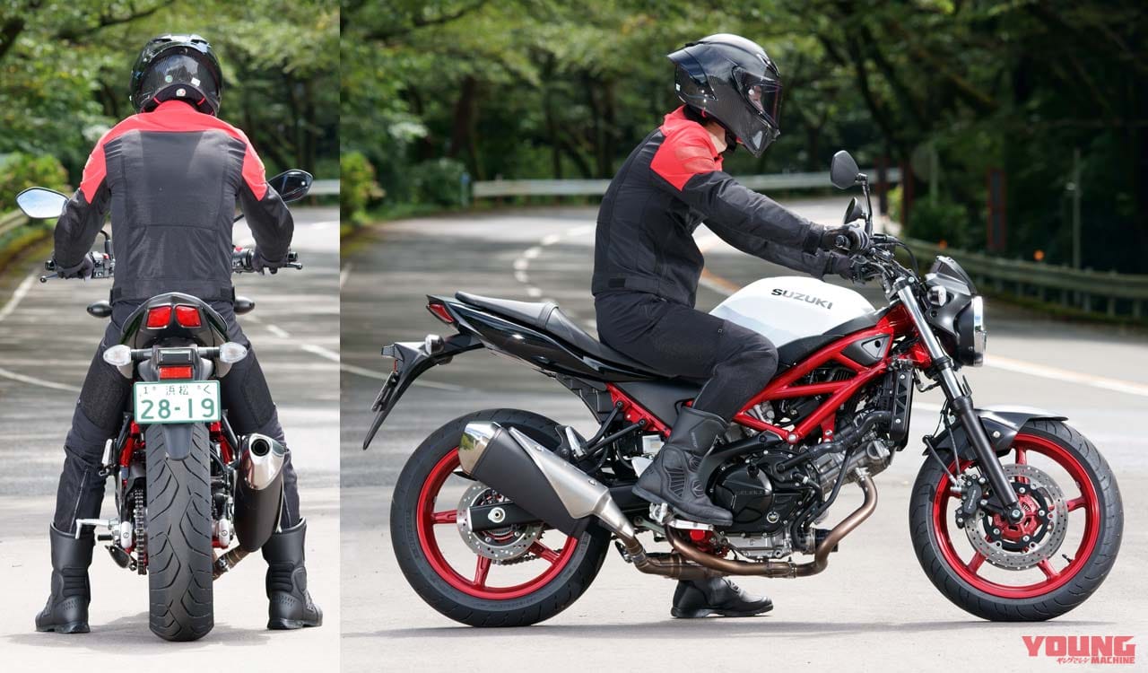 スズキ SV650 ライディングポジション|スズキ「SV650」秘伝の鼓動感が詰まった秀作Vツイン! エンジンの“気持ちよさ”に100%納得