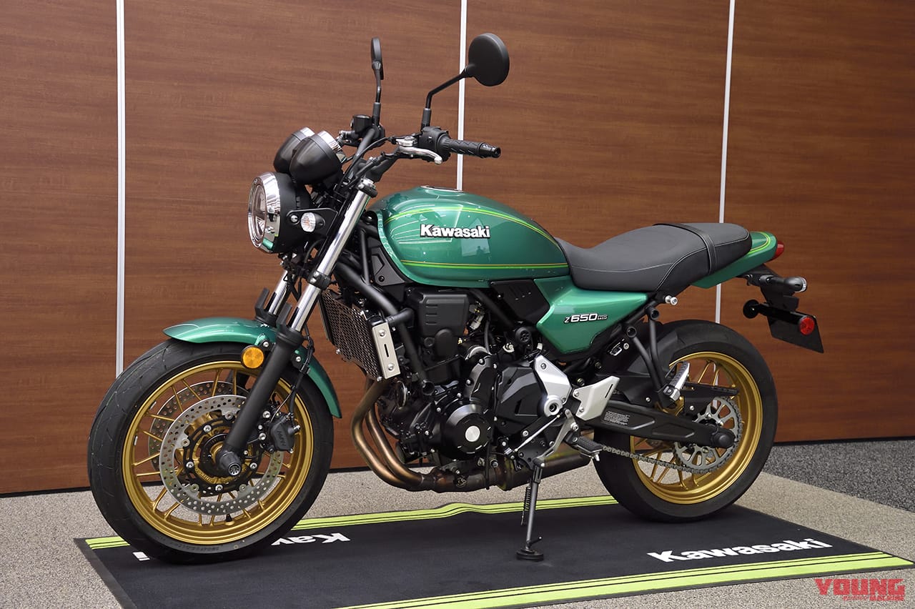 カワサキ|Z650RS|スタイリング||跨ったァァァァ! 新型カワサキZ650RSついに日本初公開!!〈編集長即出しレポ〉