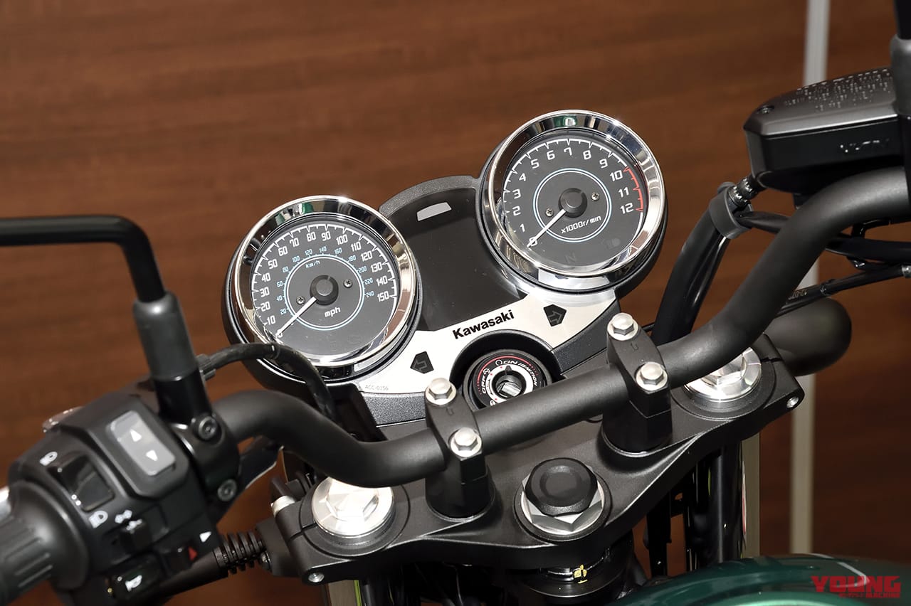 カワサキ|Z650RS|メーター||跨ったァァァァ! 新型カワサキZ650RSついに日本初公開!!〈編集長即出しレポ〉