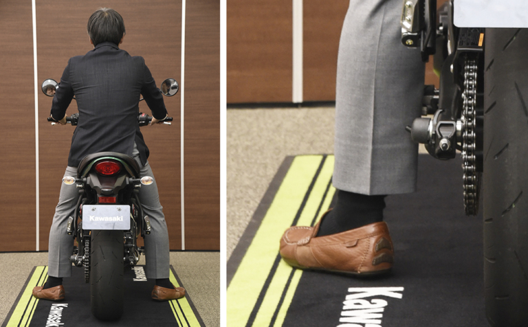 Z650RS|またがり|ライポジ|足着き||跨ったァァァァ! 新型カワサキZ650RSついに日本初公開!!〈編集長即出しレポ〉