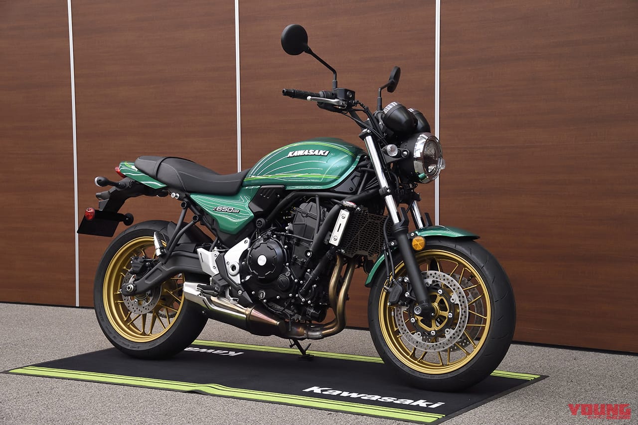 カワサキ|Z650RS|スタイリング||跨ったァァァァ! 新型カワサキZ650RSついに日本初公開!!〈編集長即出しレポ〉