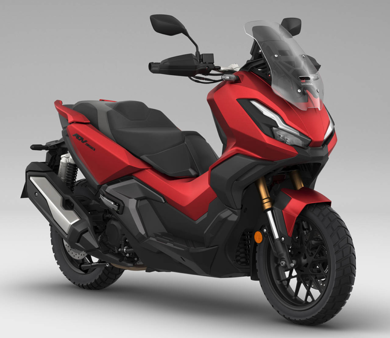 マットカーネリアンレッドメタリック |ホンダ新型「ADV350」見参!! 欧州にタフ・スクーター投入で国内はADV250の可能性も出てきた!