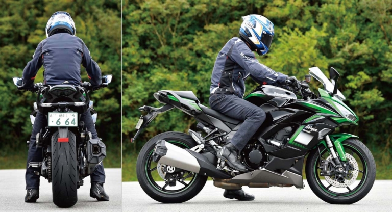 カワサキ ニンジャ1000SX|ライディングポジション|’21新型スズキGSX-S1000徹底解剖:ライバル比較編〈vs MT-09/ニンジャ1000SX〉