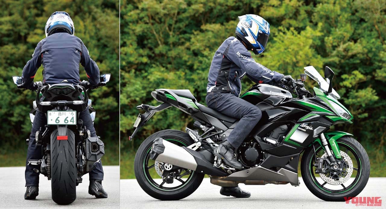カワサキ ニンジャ1000SX|ライディングポジション|’21新型スズキGSX-S1000徹底解剖:ライバル比較編〈vs MT-09/ニンジャ1000SX〉