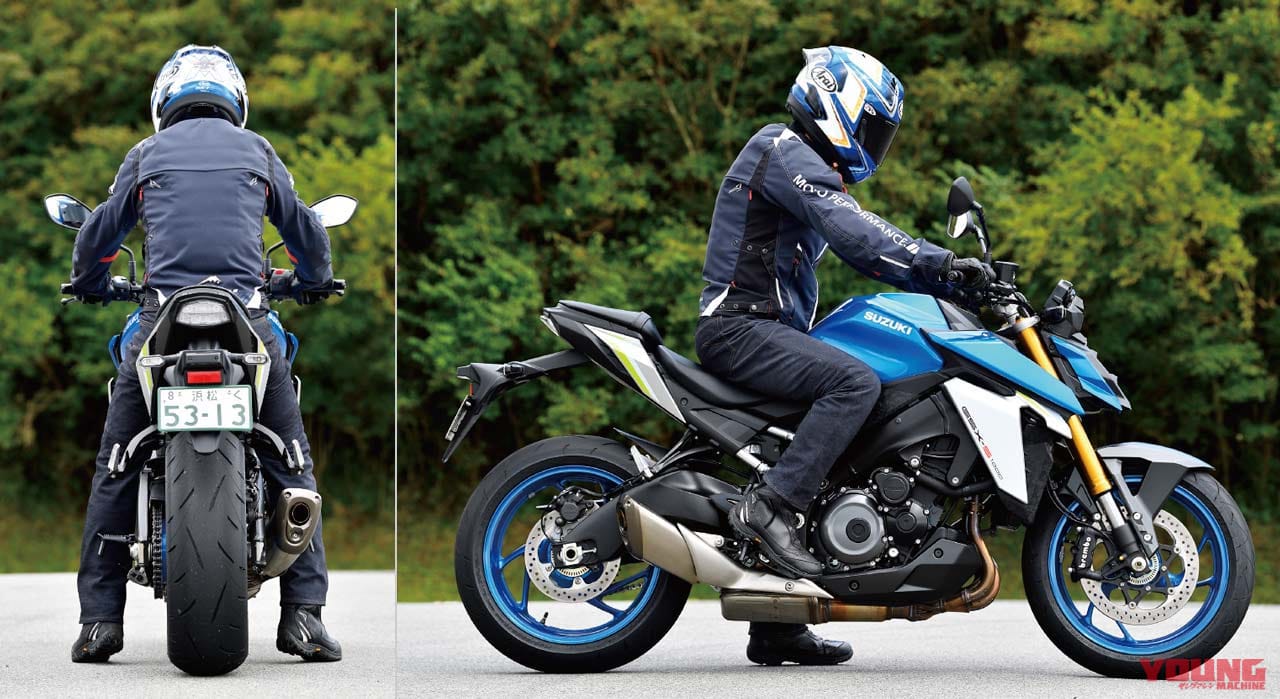 '21 スズキGSX-S1000|ライディングポジション|’21新型スズキGSX-S1000徹底解剖:ライバル比較編〈vs MT-09/ニンジャ1000SX〉