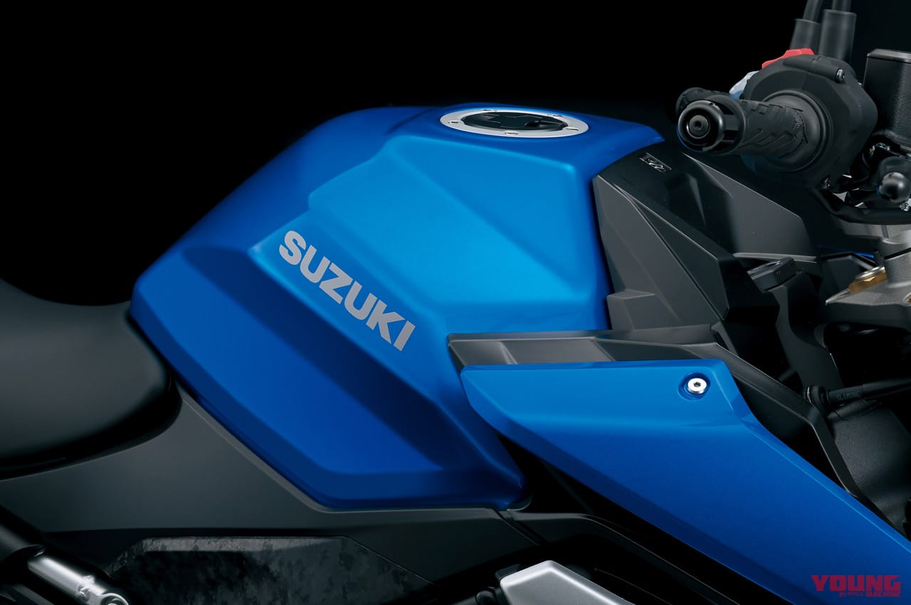 スズキGSX-S1000|タンク|’21新型スズキGSX-S1000徹底解剖:開発者インタビュー【攻撃的なネイキッドの美しさ】