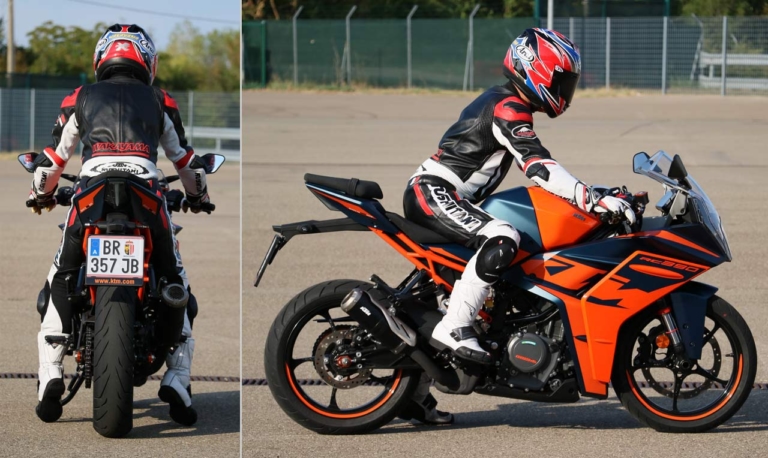 KTM RC390|ライディングポジション|KTM RC390海外試乗インプレッション【性能を引き出す軽量級ならではの面白さ】