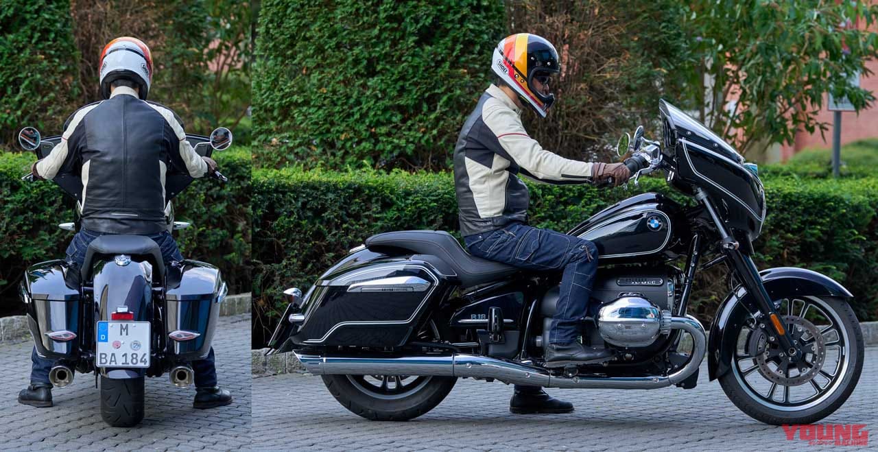 BMW R18Bファーストエディション|ライディングポジション|BMW R18Bファーストエディション ディテール写真解説【打倒ハーレーをもくろむバガーカスタムスタイル】