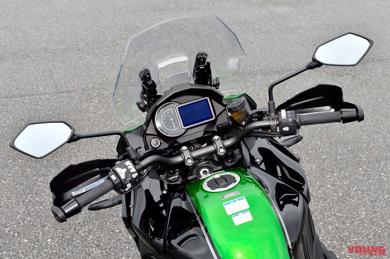 カワサキ ヴェルシス1000SE|コックピット|カワサキ ヴェルシス1000SE試乗インプレッション【電サスの進化で旅性能が底上げ】