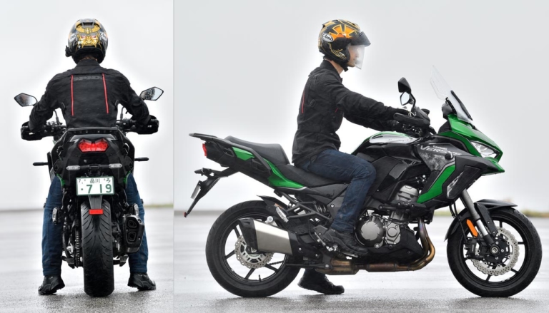 カワサキ ヴェルシス1000SE|ライディングポジション|カワサキ ヴェルシス1000SE試乗インプレッション【電サスの進化で旅性能が底上げ】