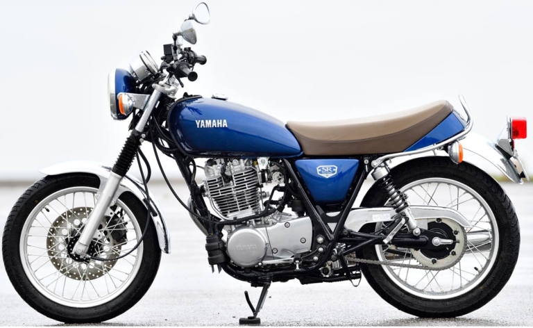 YAMAHA SR400 純正シート Final Edition青 - シート