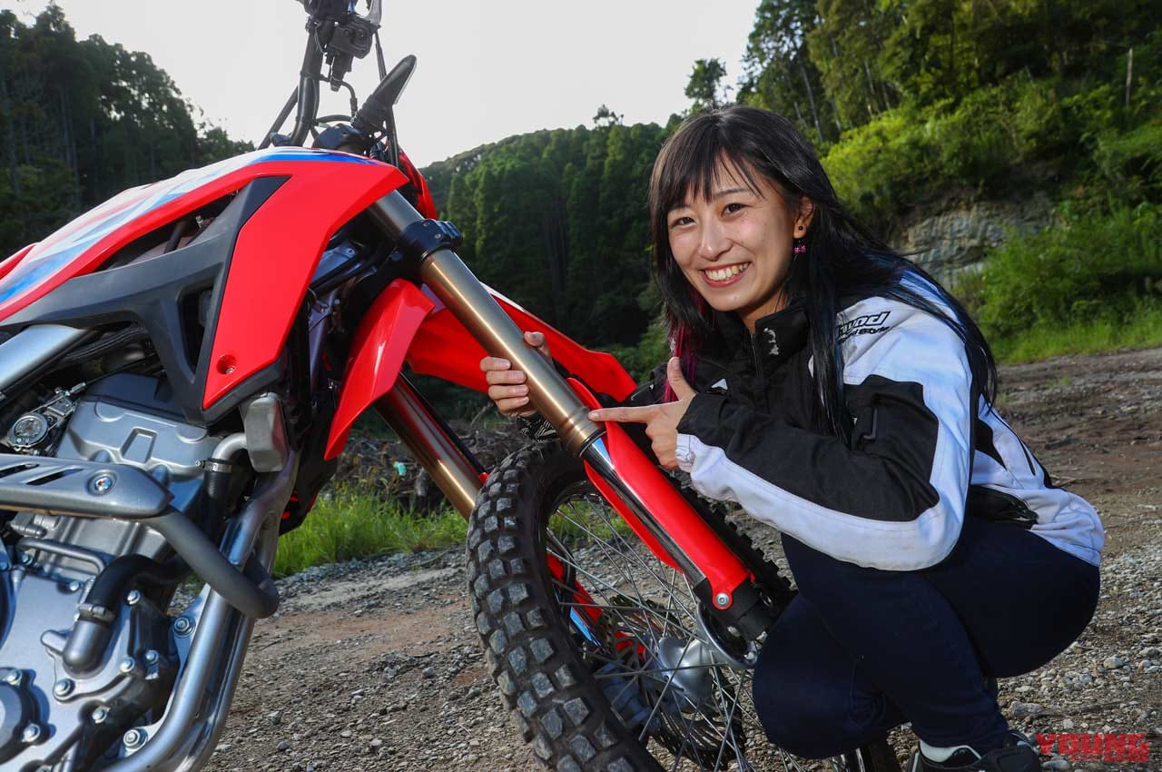 |岡崎静夏のホンダCRF250L試乗インプレ【オンロードもめちゃくちゃ楽しいオフロードモデル】