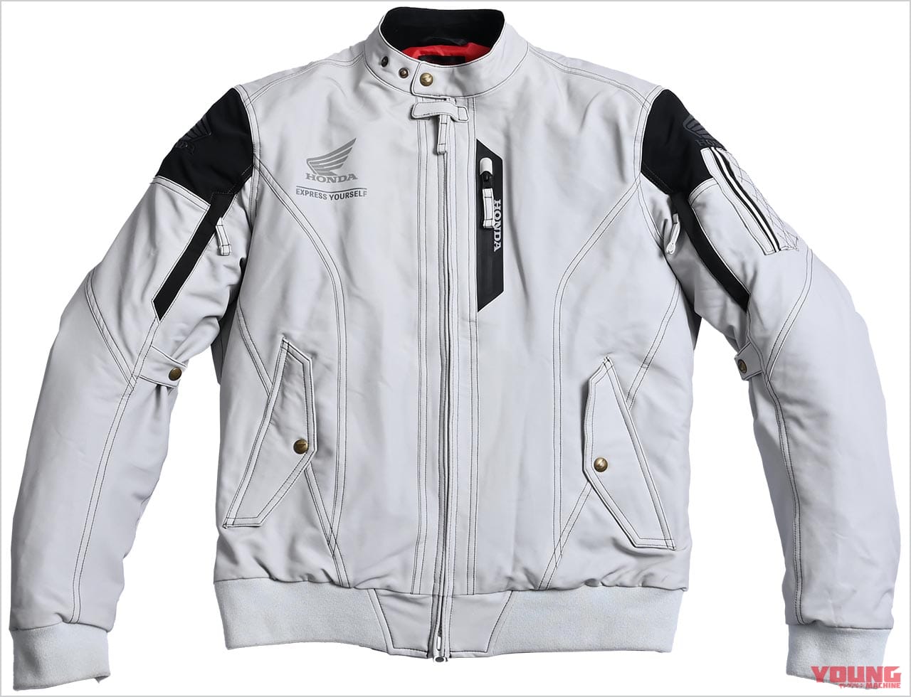 2021-2022秋冬ライディングウェアカタログ|ホンダ|ザイオンライダースブルゾン|’21-’22秋冬ライディングウェアカタログ〈ホンダ〉ストレッチ素材で着心地軽く!