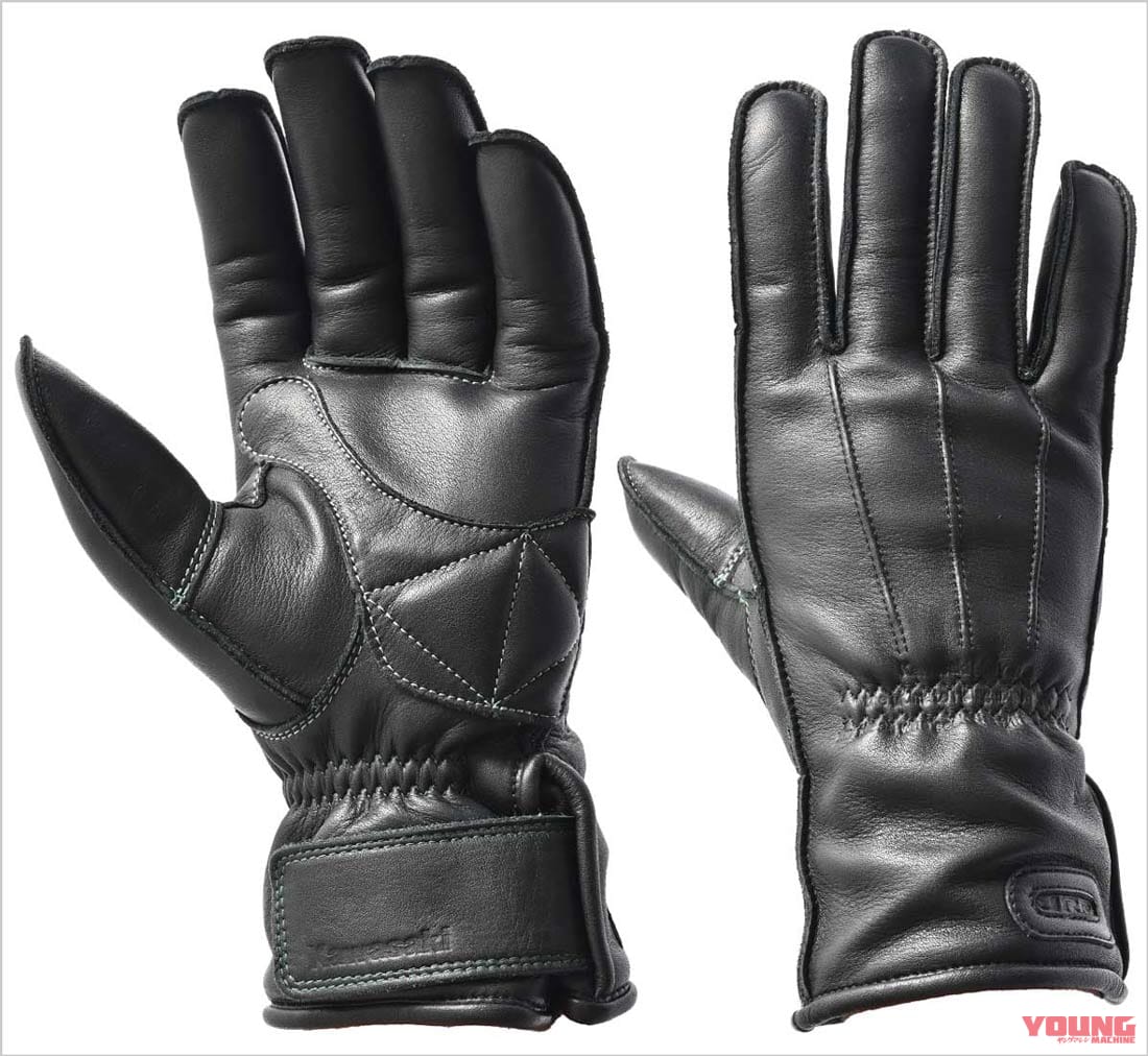 2021-2022秋冬ライディングウェアカタログ|カワサキ ウインターグローブGBW|’21-’22秋冬ライディングウェアカタログ〈カワサキ〉さりげなく”Kawasaki”をアピール