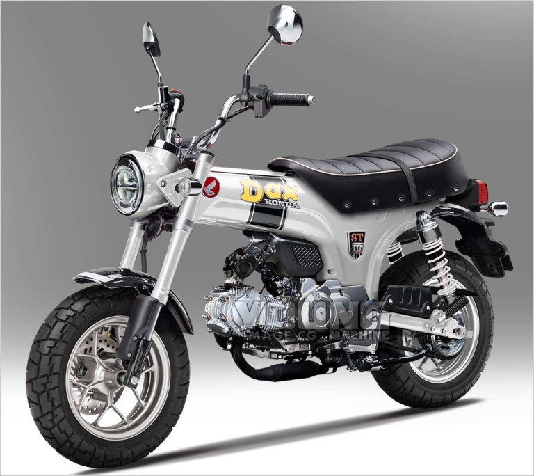 '22? ホンダST125ダックス|予想モデル|モンキーとの差別化だっ! 復活ダックスは5速MTでキマリと思いきや、4速クラッチレス説浮上!?〈YM未来予想〉