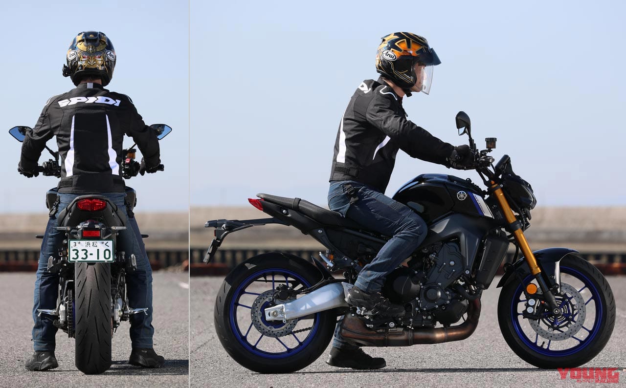 ヤマハ MT-09 SP|ライディングポジション|ヤマハMT-09 SP試乗インプレッション【より熱く濃く! 官能的な異色作】