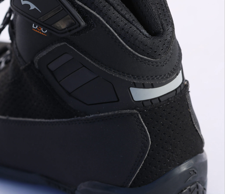 ジャンニファルコ ジャッカルWTRツーリングブーツGF907|かかと|ジャンニファルコ ジャッカルWTRツーリングブーツ試用インプレッション【優秀な操作性の防水ブーツ】