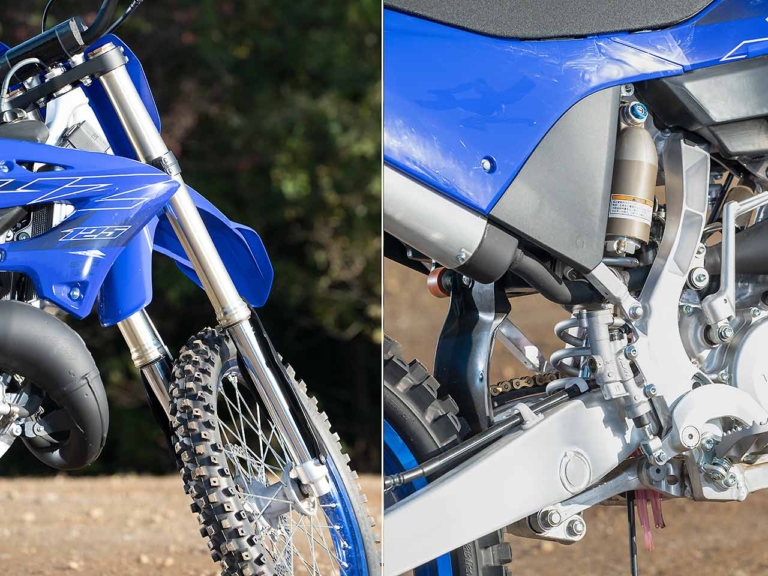 YAMAHA YZ125|サスペンション|ヤマハの誇る最新モトクロッサーYZシリーズをJNCCチャンピオンが一挙試乗インプレ