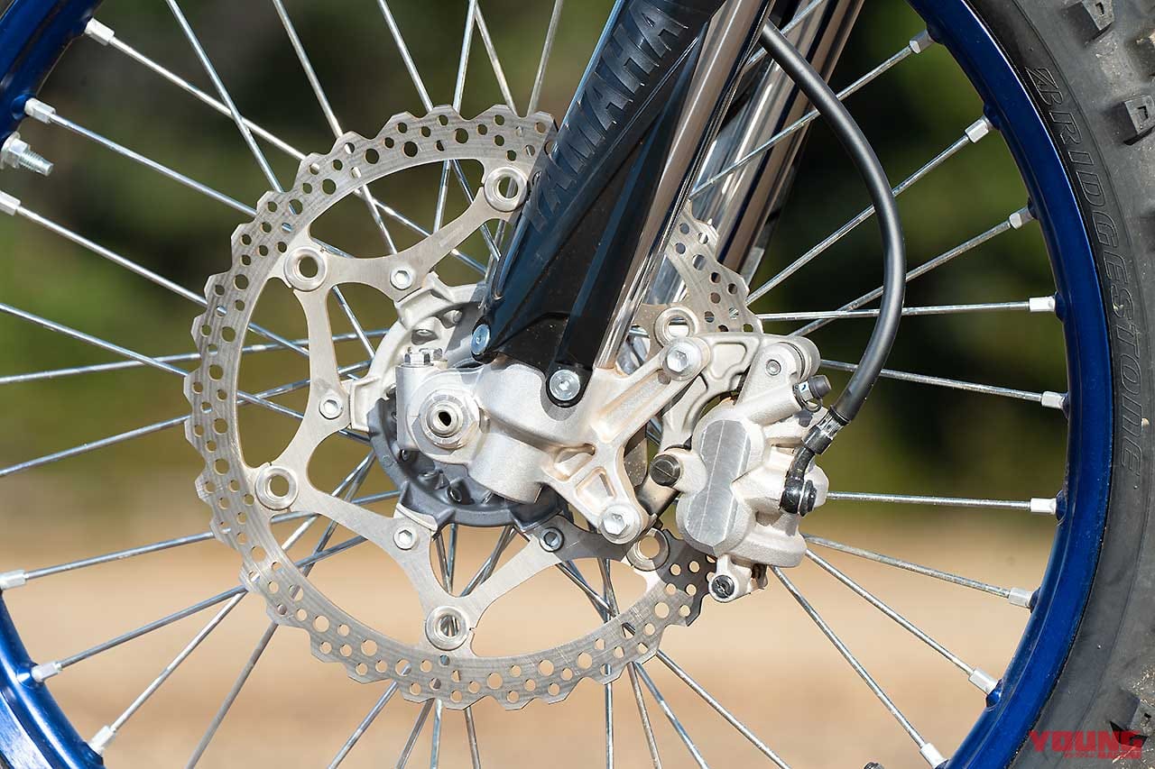 YAMAHA YZ125|ブレーキ|ヤマハの誇る最新モトクロッサーYZシリーズをJNCCチャンピオンが一挙試乗インプレ