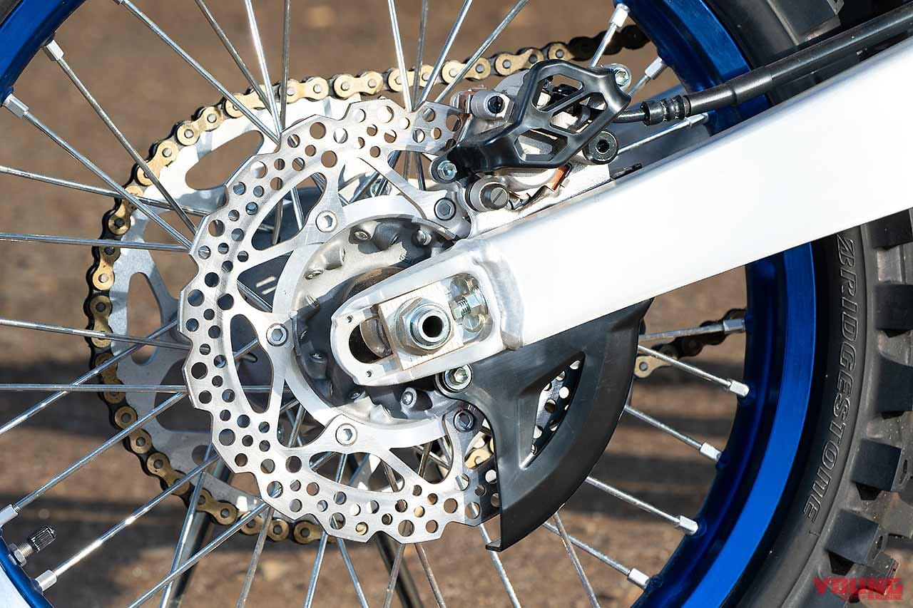 YAMAHA YZ125|ブレーキ|ヤマハの誇る最新モトクロッサーYZシリーズをJNCCチャンピオンが一挙試乗インプレ