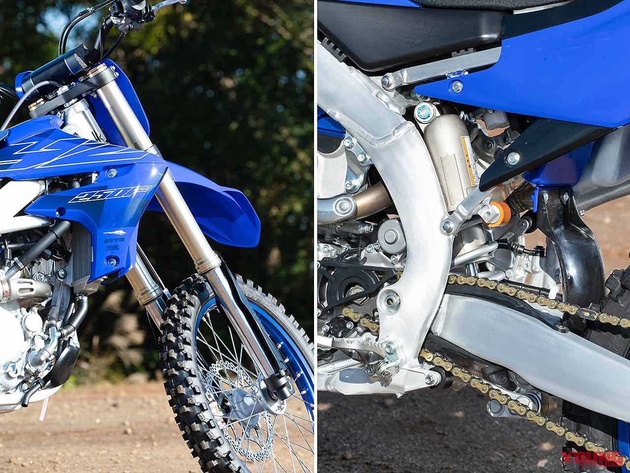 YAMAHA YZ450F|YAMAHA YZ250F|サスペンション|ヤマハの誇る最新モトクロッサーYZシリーズをJNCCチャンピオンが一挙試乗インプレ