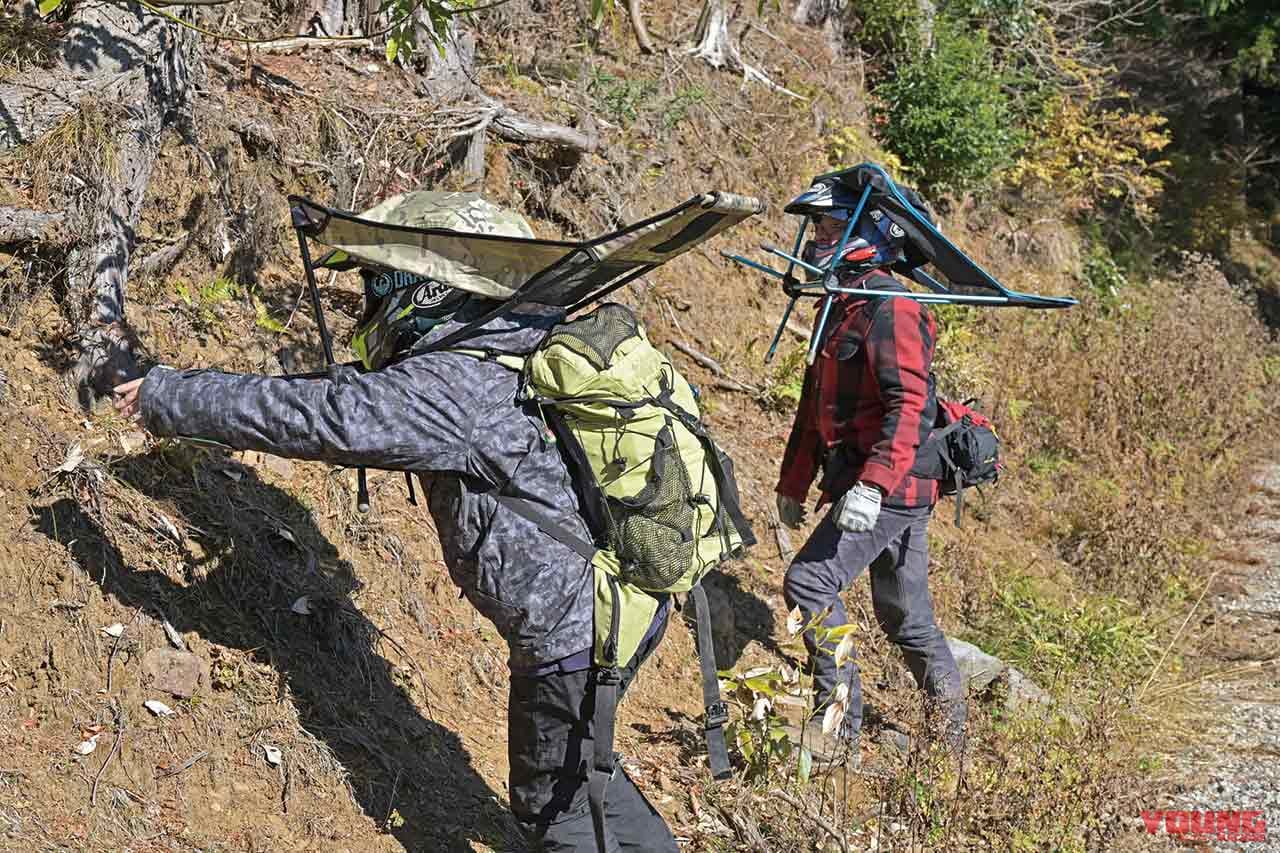 林道ツーリング|チェアリング|冬の林道ツーリングは簡単装備の「チェアリング」で楽しさ倍増!!