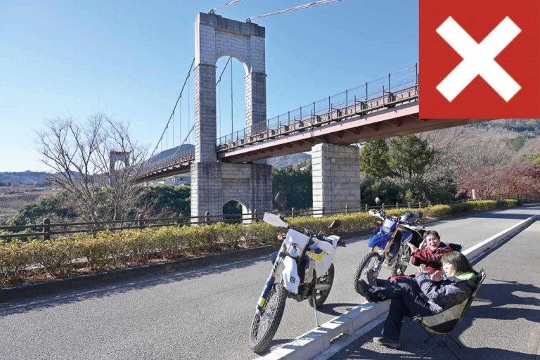 チェアリング|禁止|冬の林道ツーリングは簡単装備の「チェアリング」で楽しさ倍増!!