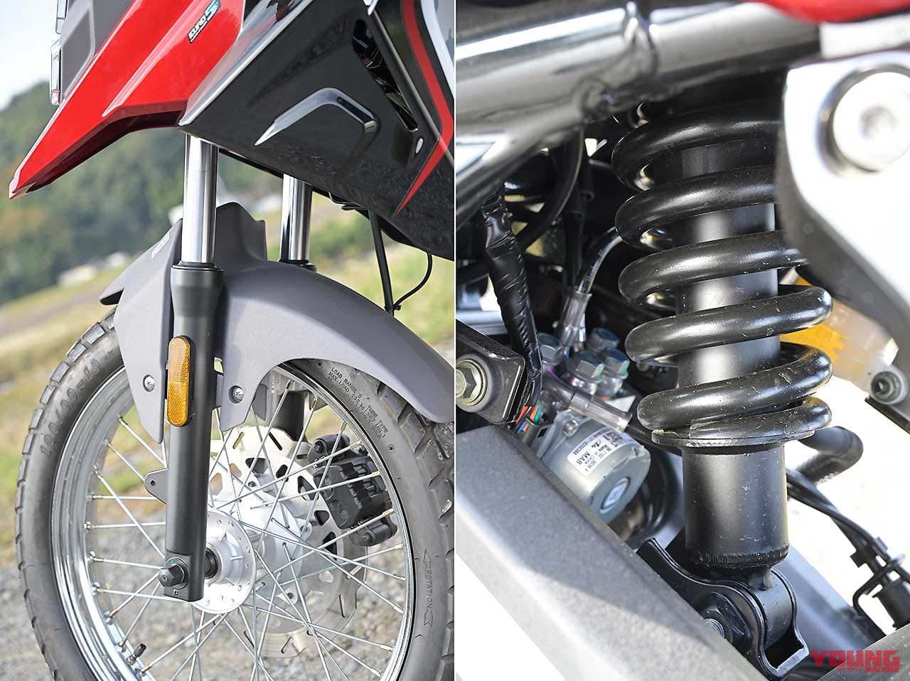 SYM NH T125|フロントサス|リヤサス|ABS|SYMの原付二種アドベンチャー「NH T125」をテストライド【驚きの価格/充実した装備/高い走破性】