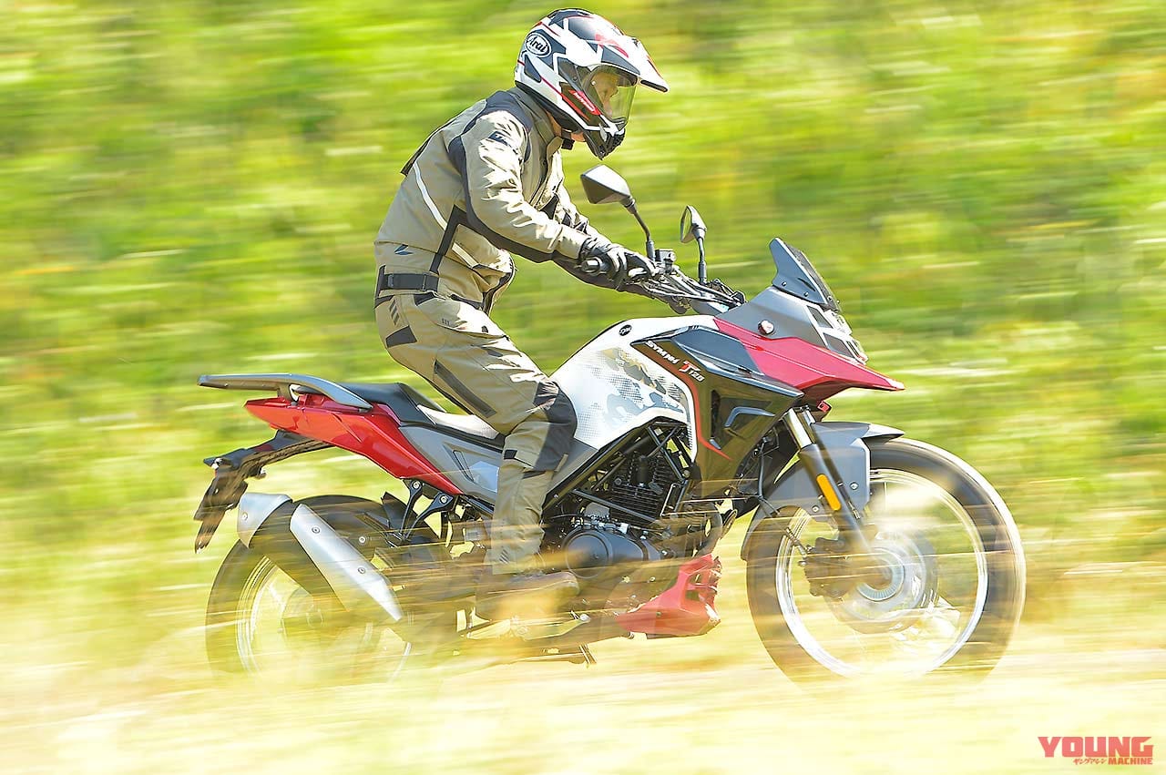 SYMの原付二種アドベンチャー「NH T125」をテストライド【驚きの価格/充実した装備/高い走破性】