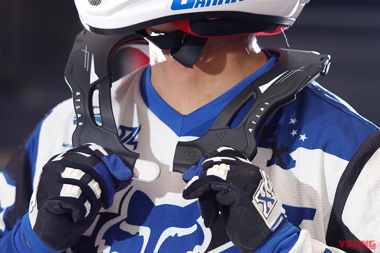 |林道ツーリングの強い味方!! 小型軽量コンパクトなネックカラー【転倒時の衝撃から頸椎を保護|ダートフリーク】