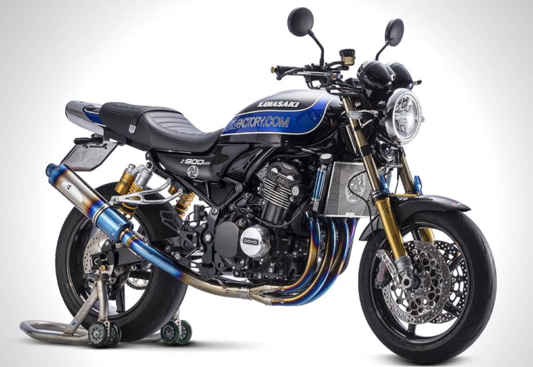 STPスリップオン/MotoGP ショートテーパー(車検対応)|厳選!カワサキ「Z900RS」マフラー情報局【後編】カスタムパーツの王道を総チェック!!