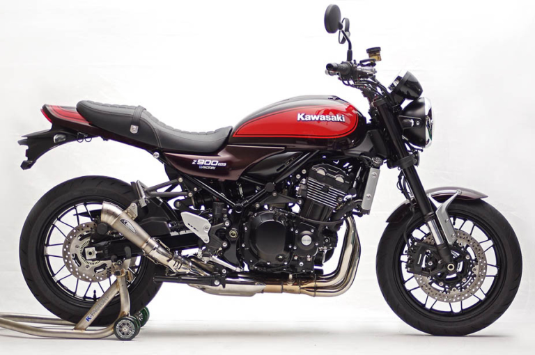 STPスリップオン/MotoGP ショートテーパー(車検対応)|厳選!カワサキ「Z900RS」マフラー情報局【後編】カスタムパーツの王道を総チェック!!